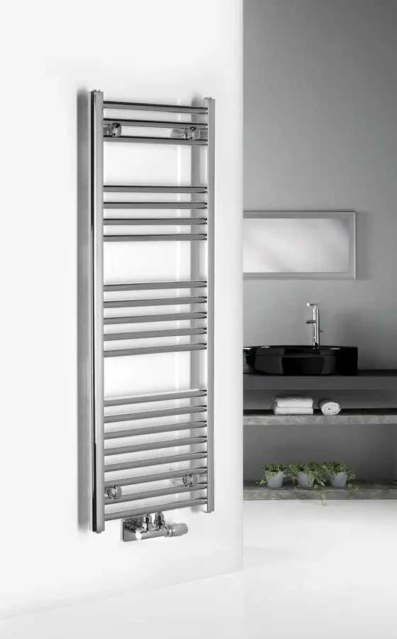 Aqualine Aqualine, ALYA vykurovacie teleso rovné 400x1188mm, stredové pripojenie, chróm, LLS308