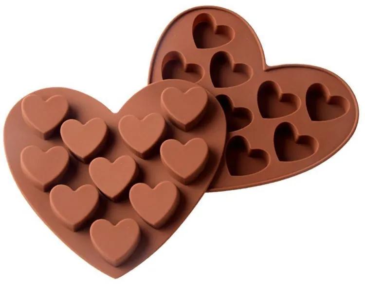 GFT Silikónová forma na čokoládu - srdce