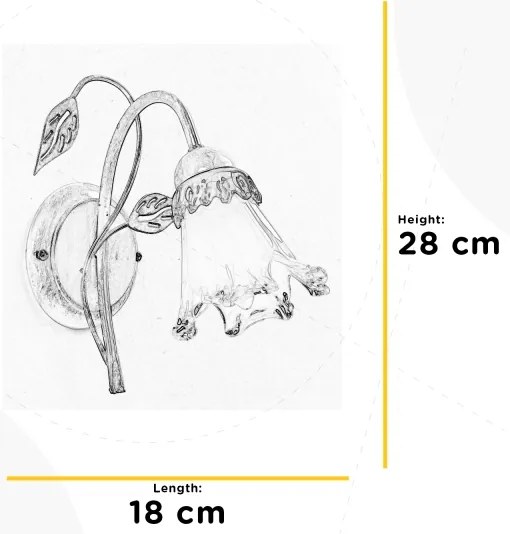 ONLI - Nástenné svietidlo LANCIA 1xE14/6W/230V