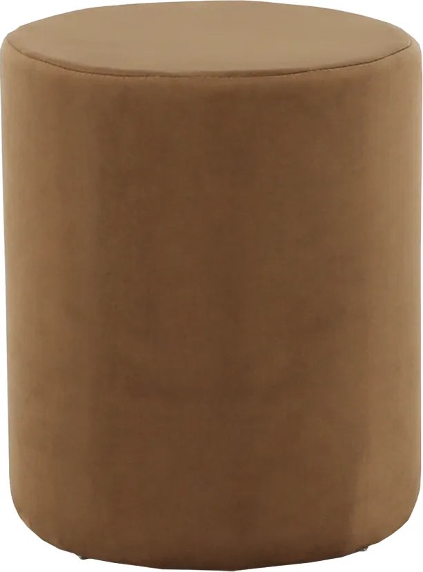 Taburet, hnedá Velvet látka, NELI
