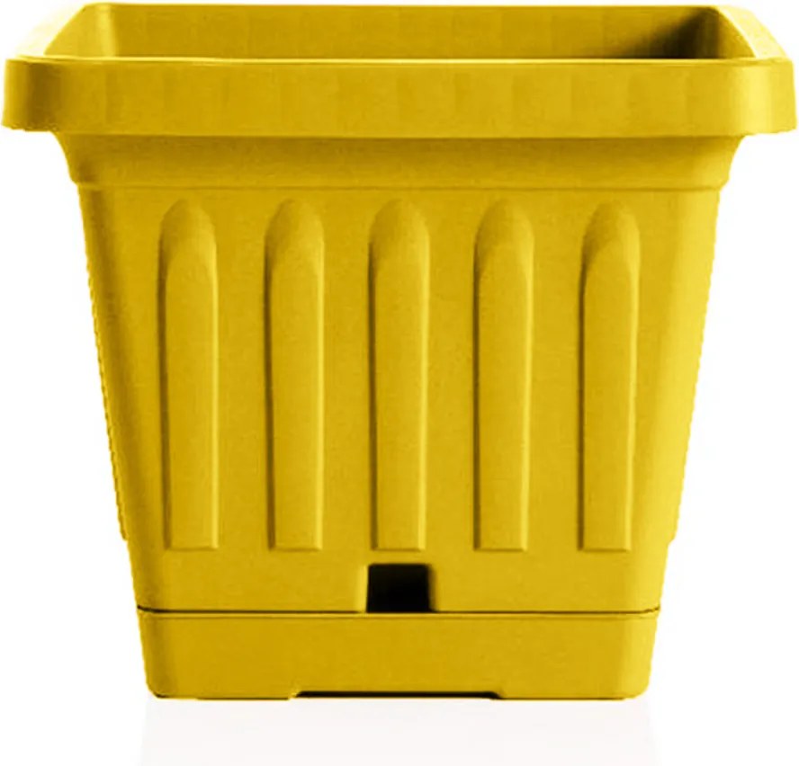 BAMA Kvetináč TERRA 20 x 20 cm, žltá