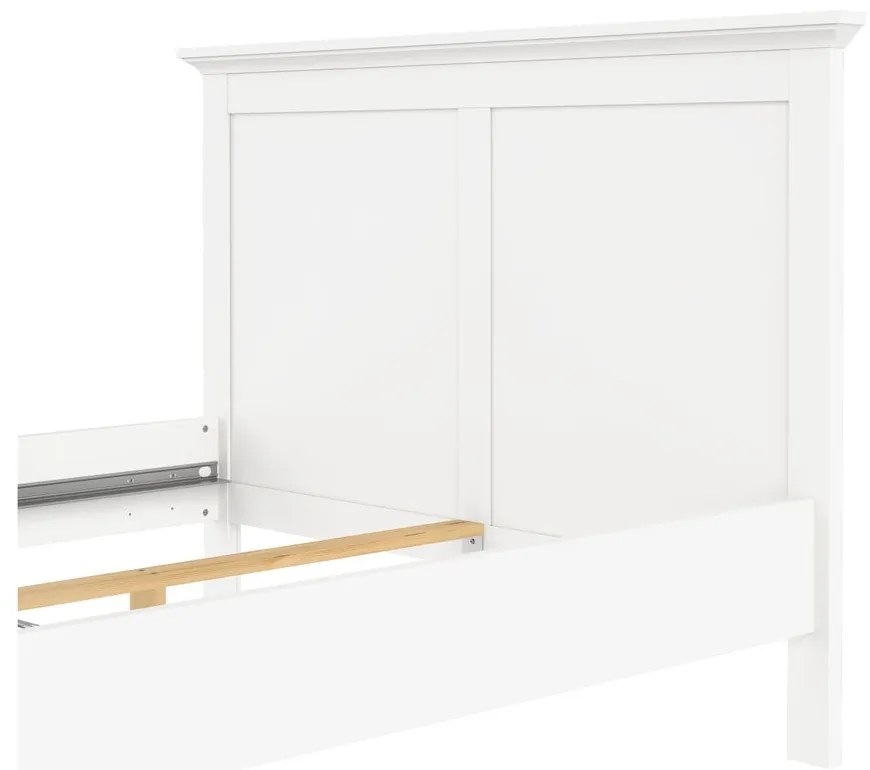 Biela dvojlôžková posteľ 140x200 cm Paris – Tvilum