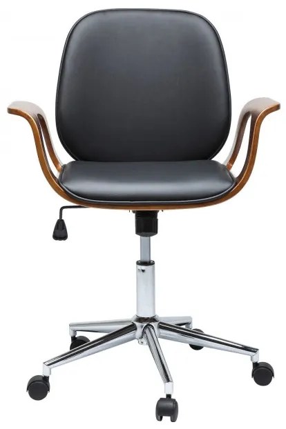 Hnedá Kancelárska stolička Patron Walnut 101 × 66,5 × 56 cm KARE DESIGN
