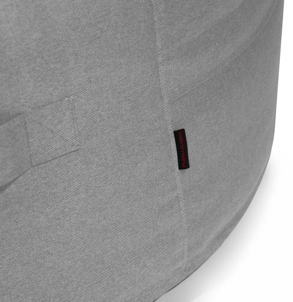 Svetlosivý sedací vak Roll 135 – SLOWDOWN