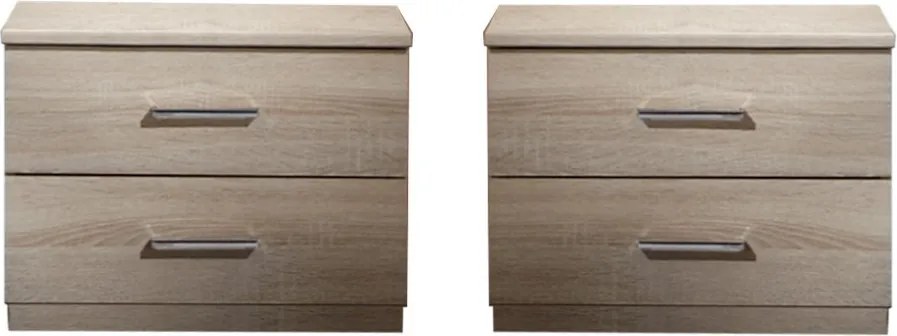 Zostava spálne Anna 180x200 cm, dub sonoma