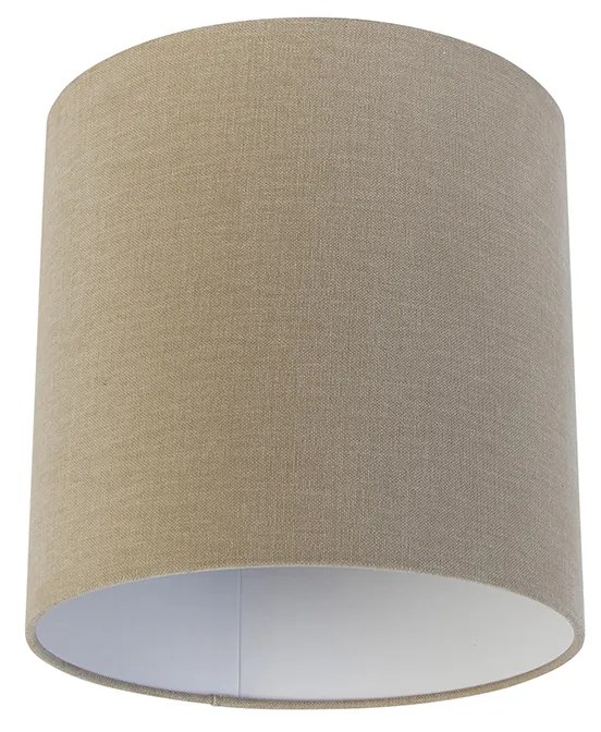 Tienidlo na lampu z látky svetlohnedá 25/25/25
