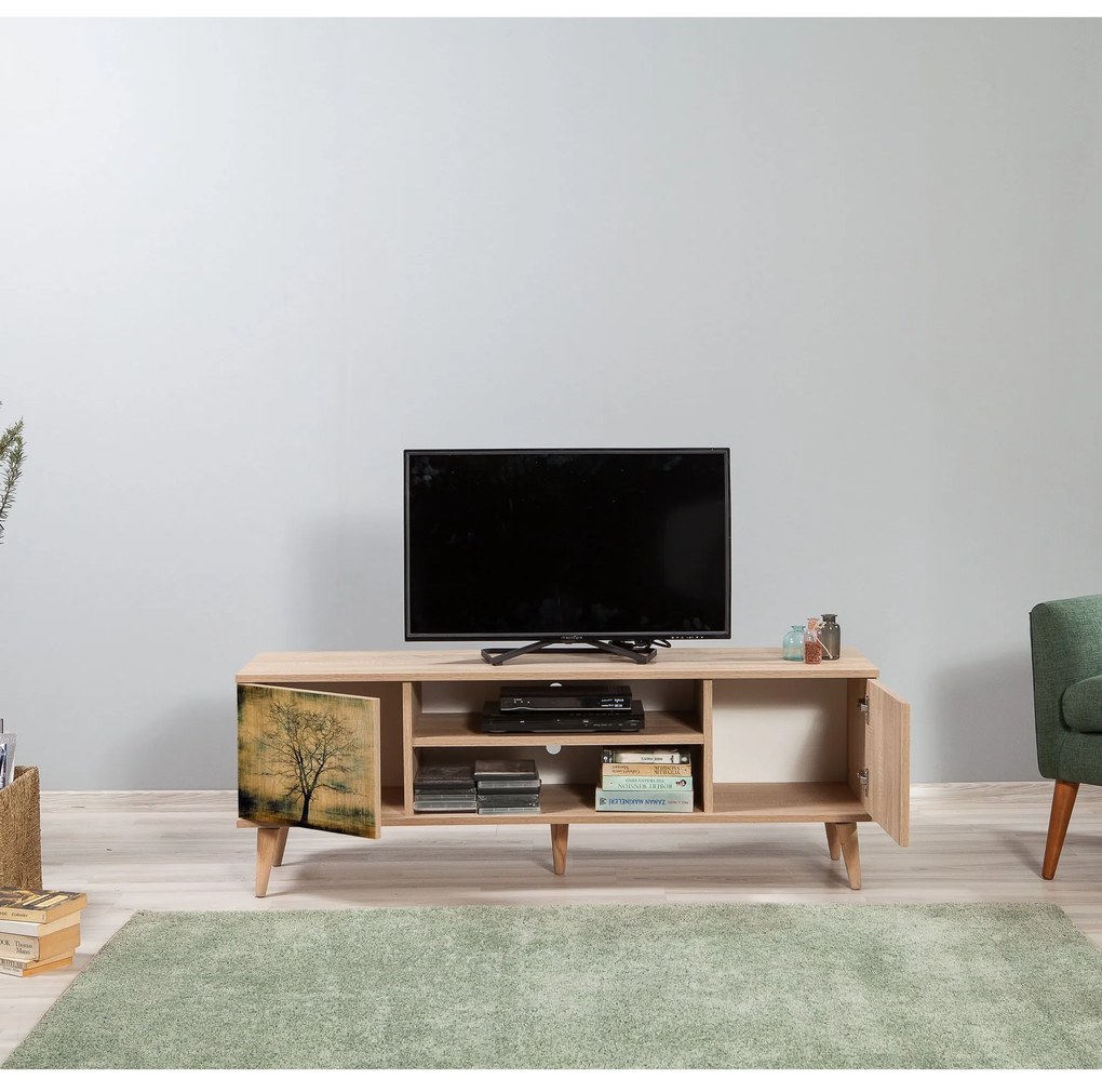 TV stolík/skrinka Thalia 729 (dub sonoma). Akcia -18%. Vlastná spoľahlivá doprava až k Vám domov. 1088363