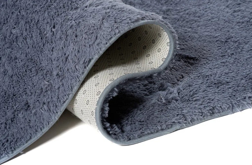 TA Koberec GREY GREY SILK Sivý Obdĺžnikový Rozmer: 80x150 cm