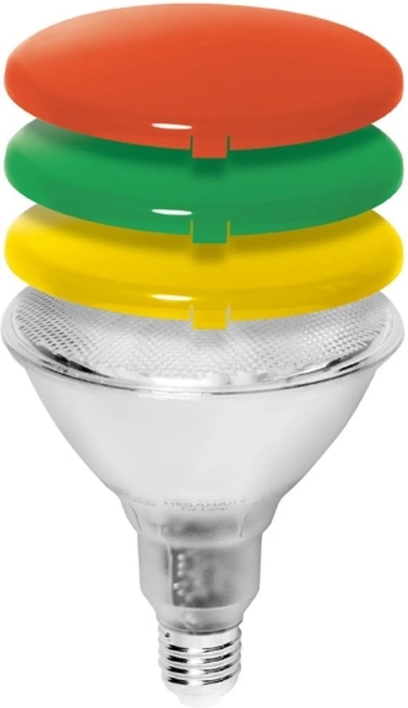 Kryt difuzéra žltý pre úspornú žiarovku PAR38