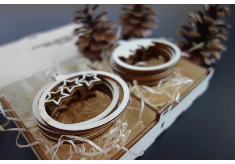 Ozdoby z dreva a plastu, Vianočné a Veľkonočné ozdoby, drevené doplnky PR0038-Chr