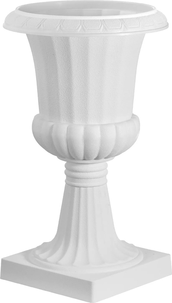 Kvetináč plast biely Vevor 25 cm x 25 x 42 cm