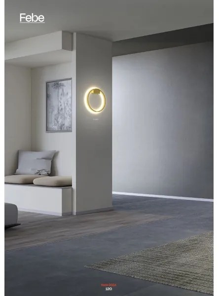 Redo 01-2817 - LED Stmievateľné nástenné svietidlo FEBE LED/24W/230V zlatá