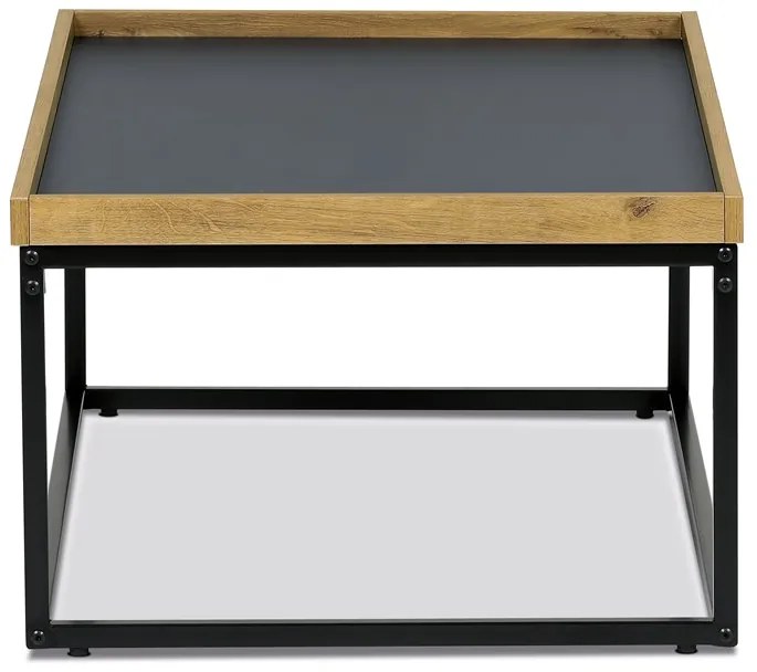 Autronic BONTEC Konferenčný stolík 100x60cm, mdf, dub, CT-613 OAK Farba: Šedá