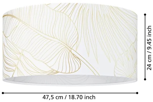 Eglo 900634 - Stropné svietidlo BUCAMARANGA 1xE27/40W/230V