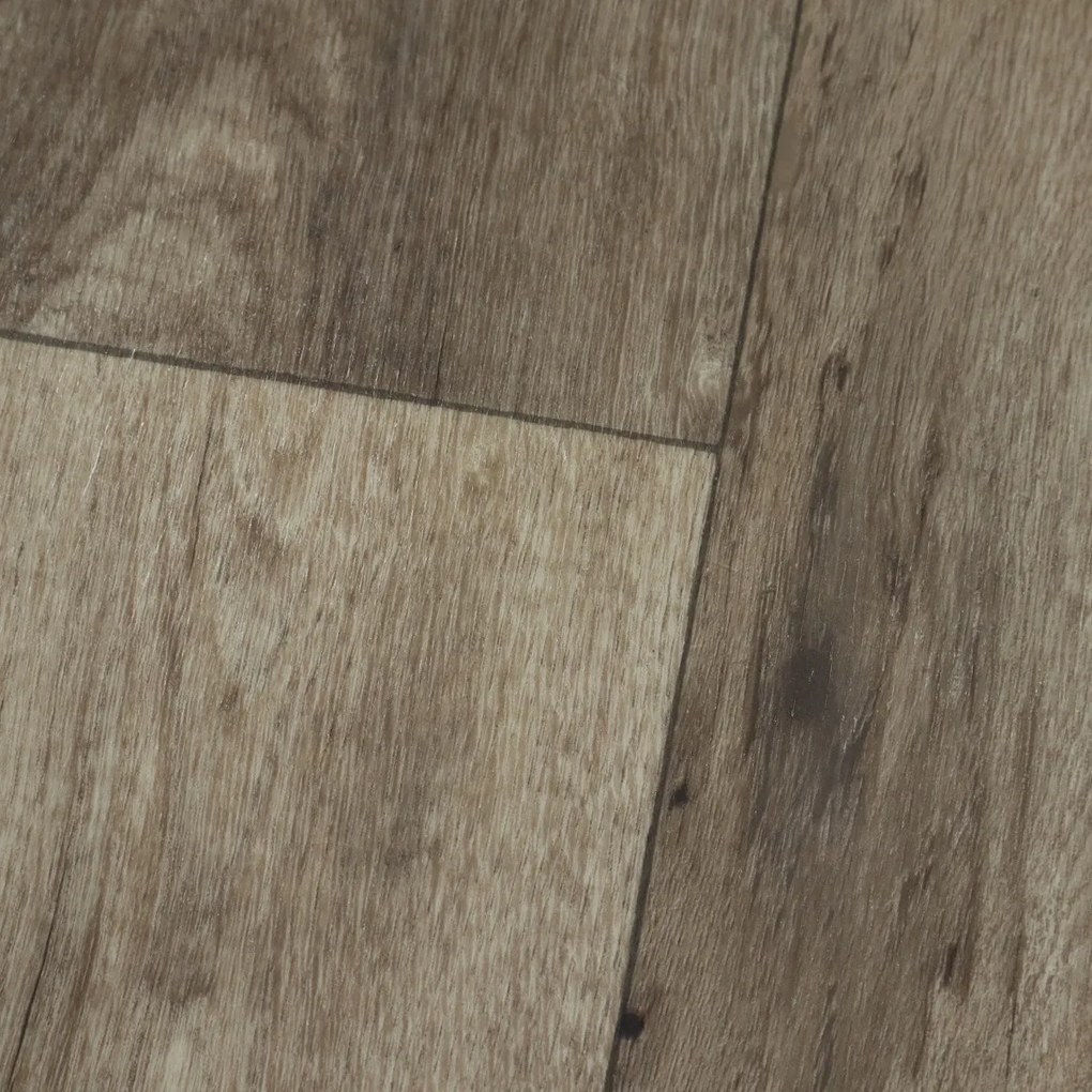 Beauflor, PVC podlaha - lino Texalino Supreme 691 M Valley Oak - dub, na mieru, šíře 2m,3m,4m,5m, hnedá, filc, chodba / predsieň