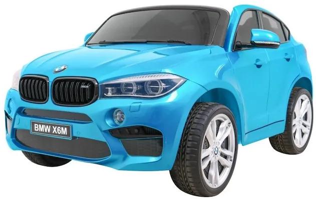 ELEKTRICKÉ AUTÍČKO BMW X6 DVOJMIESTNE LAKOVANÉ modré NOVINKA