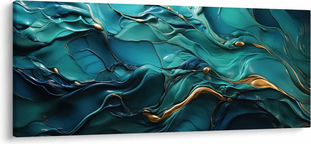 Obraz - Abstraktné textúry (120x50 cm)