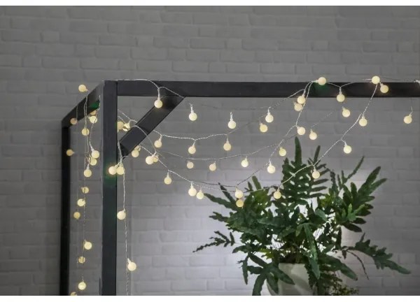 Eglo 900239 - LED Vonkajšia dekoračná reťaz LIBISA 50xLED/0,066W/4,5V IP44