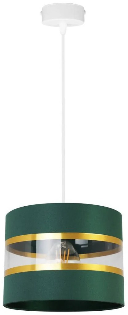 Závesné svietidlo Elegance, 1x textilné tienidlo (výber zo 6 farieb), (výber z 2 farieb konštrukcie), g