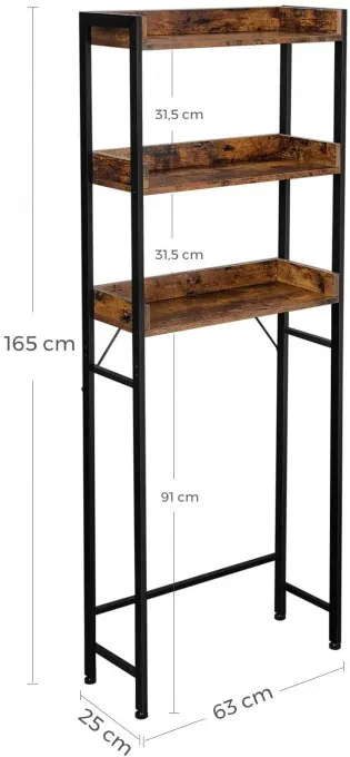 Polica s priestorom BTS002B01
