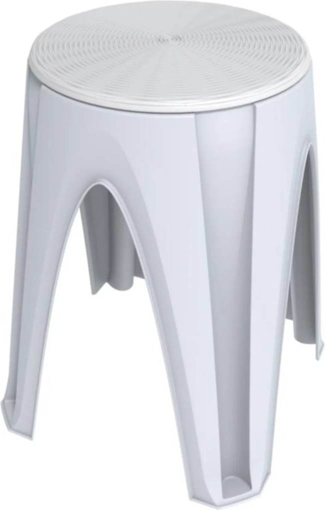 BAMA Stolička otočná GIROTONDO biela