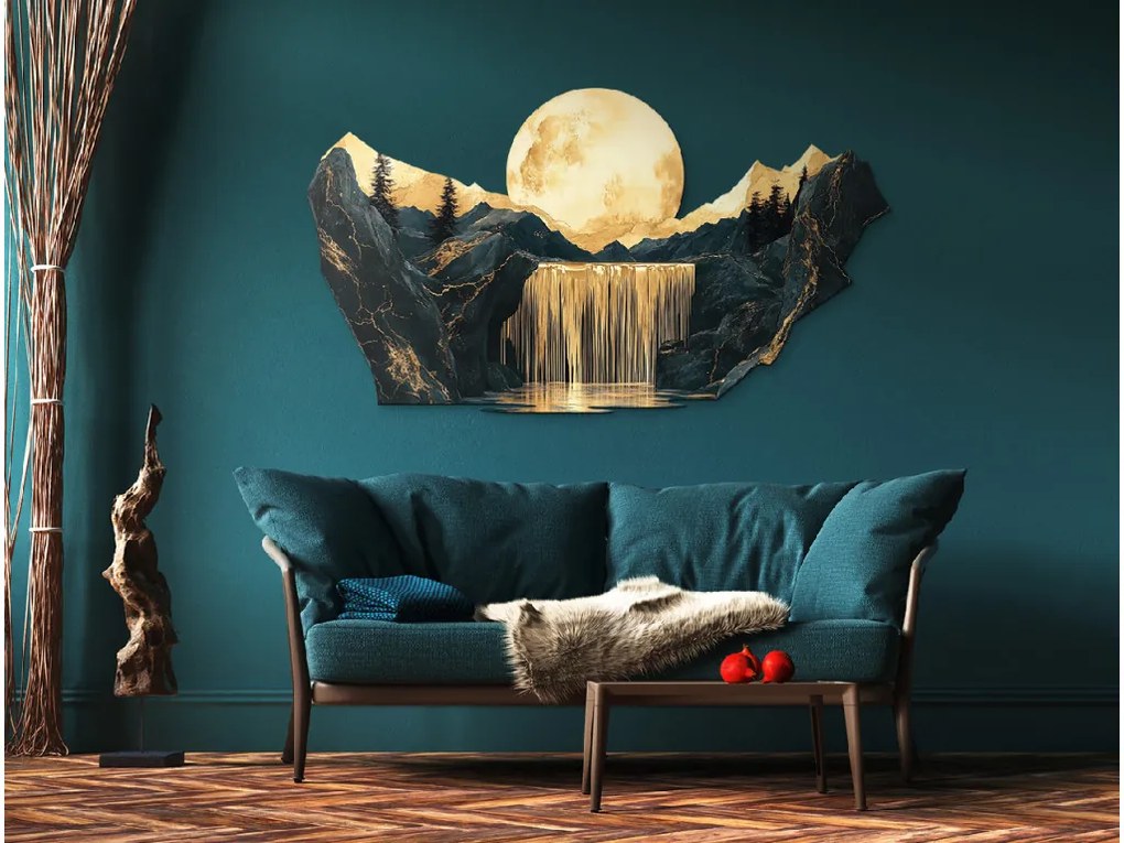 drevko | Moderná dekorácia Mesačný vodopád 415 x 75 cm