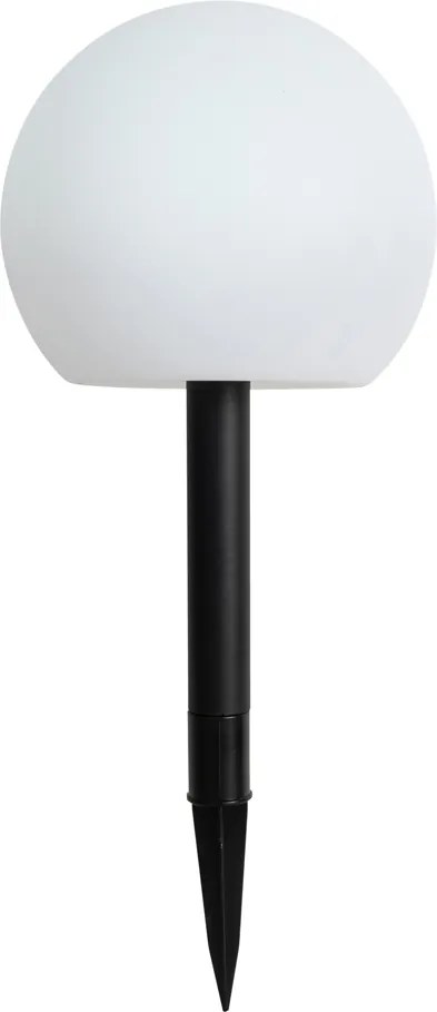 Vonkajšia lampa biela 20 cm vrátane LED IP44 solárny RGBW - Ludger