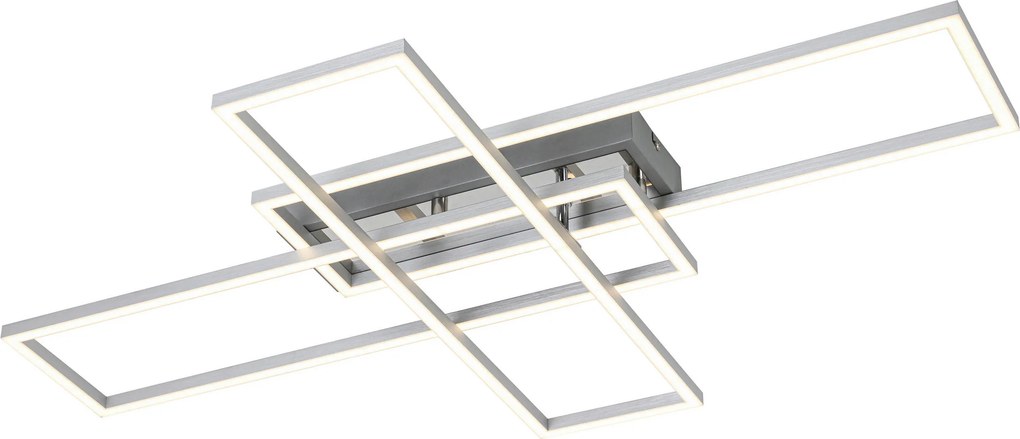 XXXLutz STROPNÉ LED SVIETIDLO, 82,5/55/8 cm Novel - Interiérové svietidlá - 008227183601