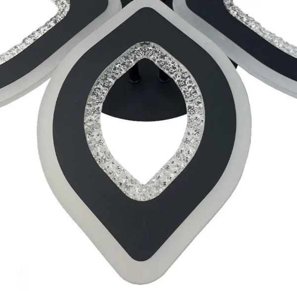 LED Stmievateľný prisadený luster LED/95W/230V 3000-6500K + diaľkové ovládanie