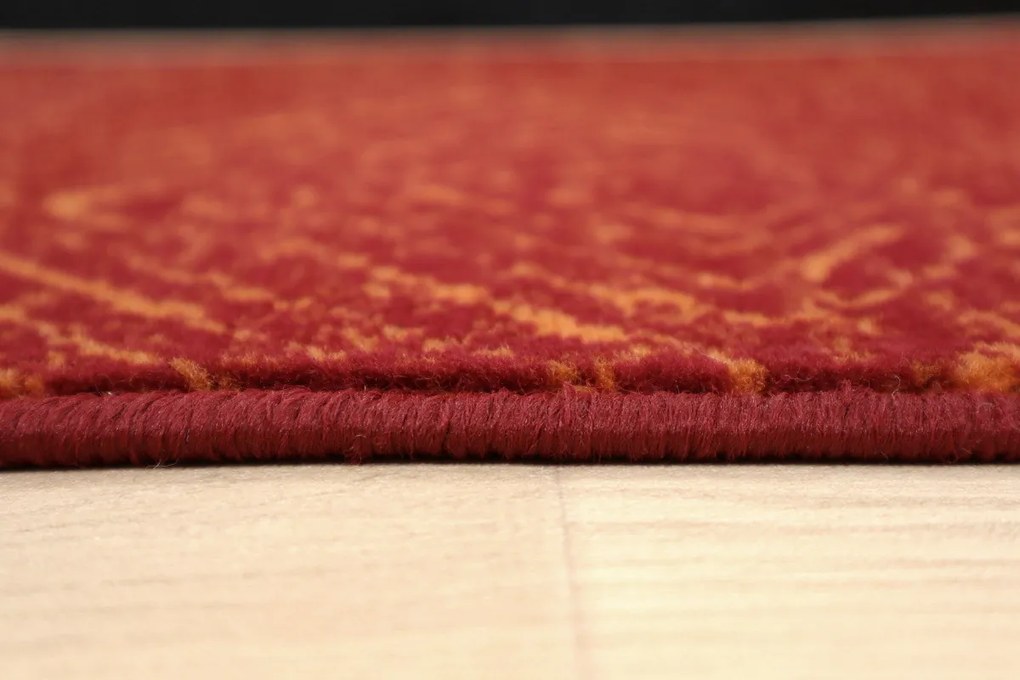 Alfa Carpets, Kusový koberec Ethno terra, 80x150, oranžová, obývacia izba