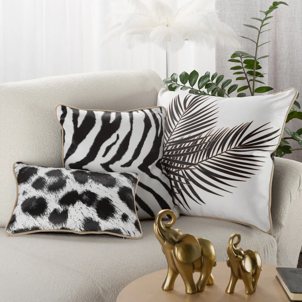 DEKORAČNÁ OBLIEČKA NA VANKÚŠ EVA MINGE 10B 45X45 CM VZOROVANÁ