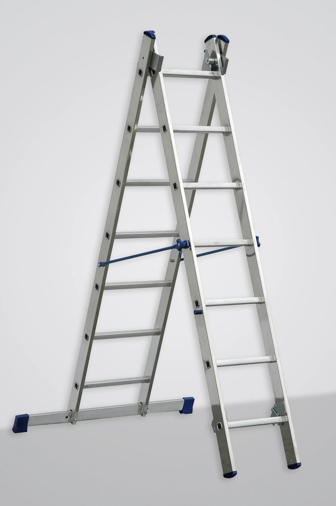 Elkop Hliníkový rebrík Multi 2x2,2m -8 priečok