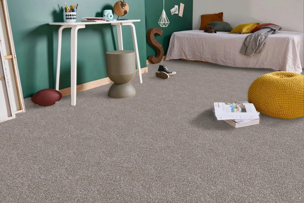 Lano, Koberec metráž Sparkle 260, na mieru, šíře 4m,5m, hnedá, ab (mriežka), chodba / predsieň