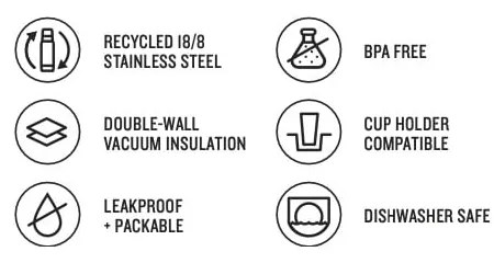 Svetloružová termofľaša z nehrdzavejúcej ocele 600 ml All Day Slim Bottle Rose Quartz – Stanley