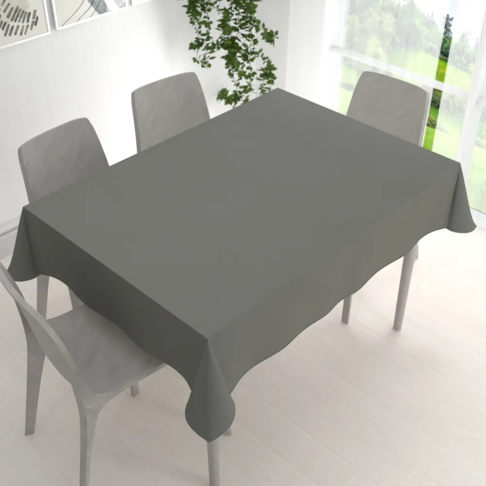 Biante Teflónový obdĺžnikový obrus - Paris TF-124 Tmavo sivý 120x200 cm