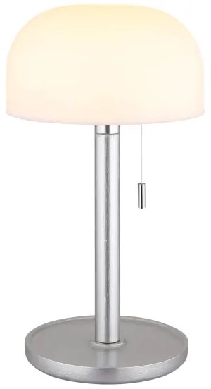 Globo 21016N - LED stolná lampa NORMAN LED/1,5W/3,7V 3000/4200/6000K strieborná