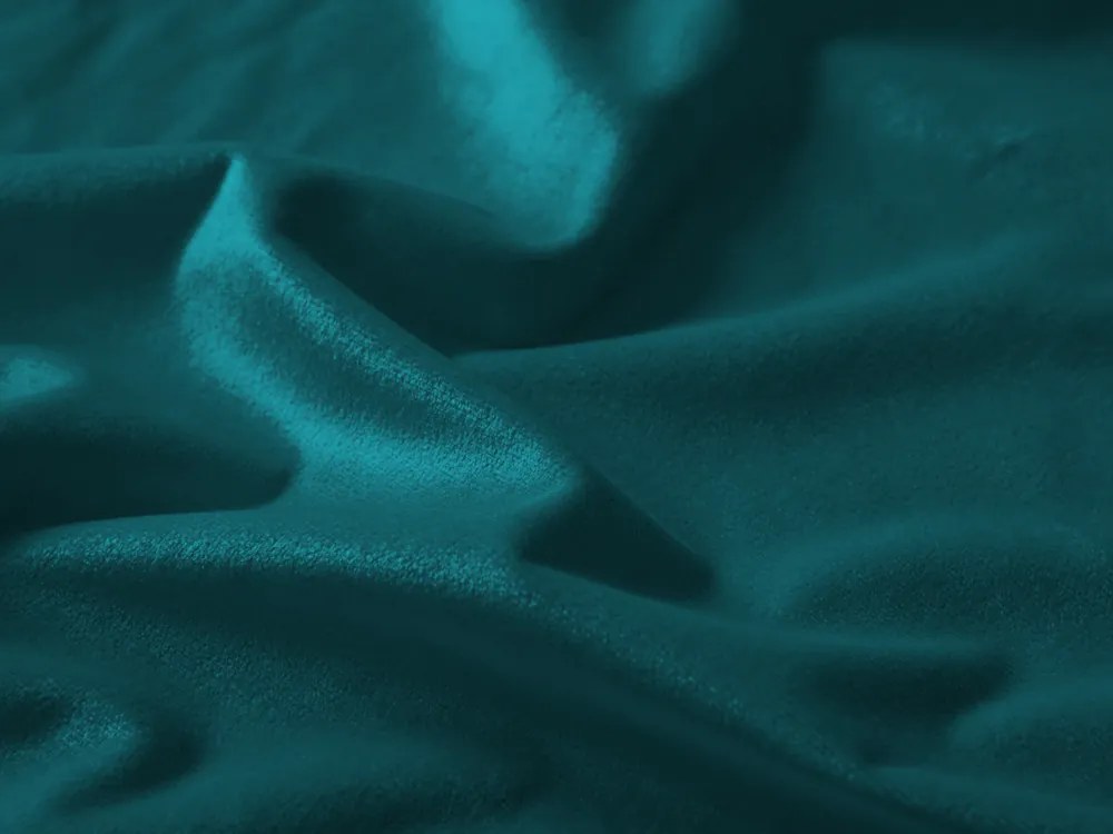 Biante Zamatový štvorcový obrus Velvet Prémium SVP-025 Petrolejový 140x140 cm