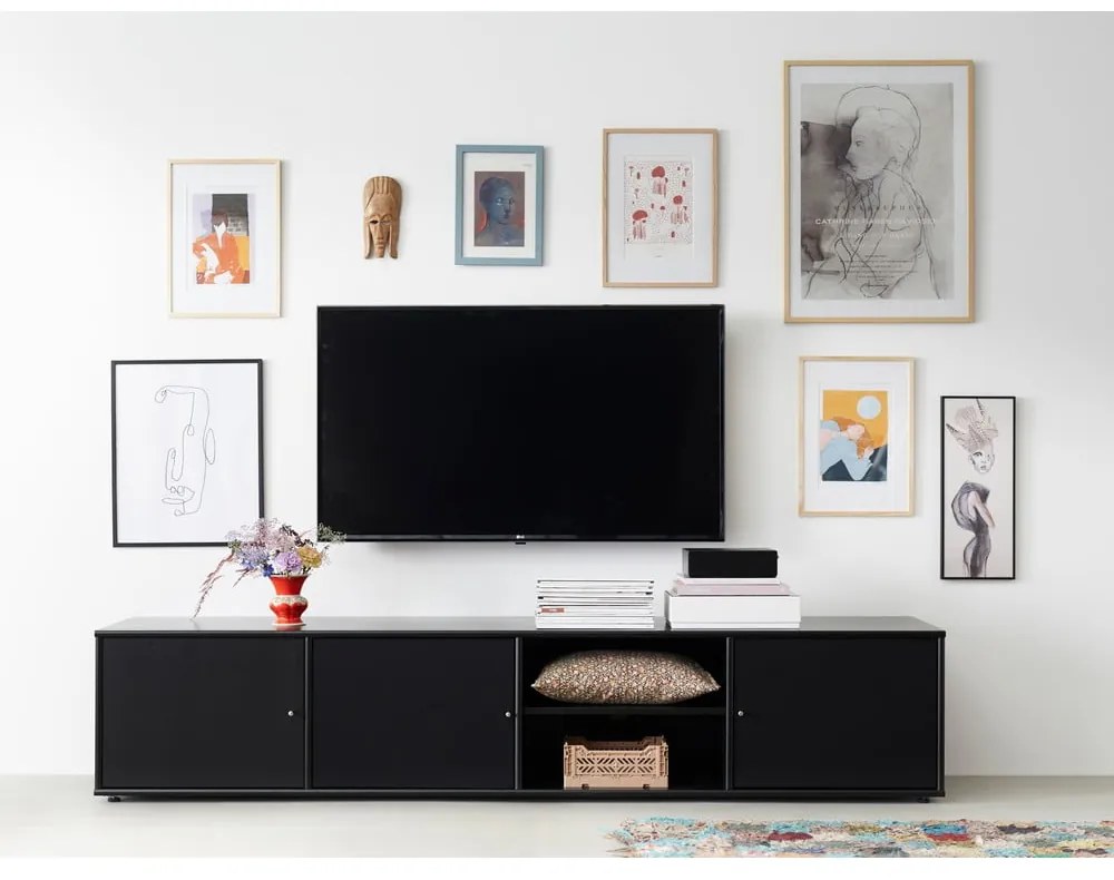 Čierna TV komoda Mistral 233