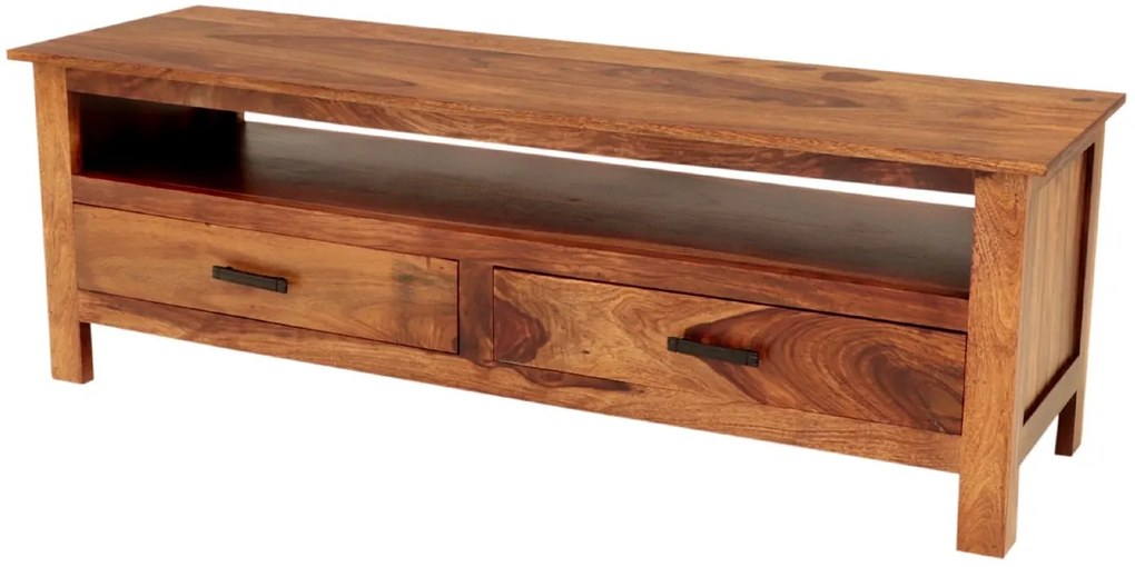 furniture-nabytek.cz - TV stolík masív z dreva palisander 150x50x45