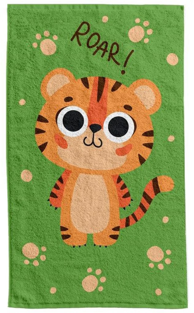 DETSKÝ FROTÉ UTERÁK ANIMALS 30X50 CM VZOROVANÁ