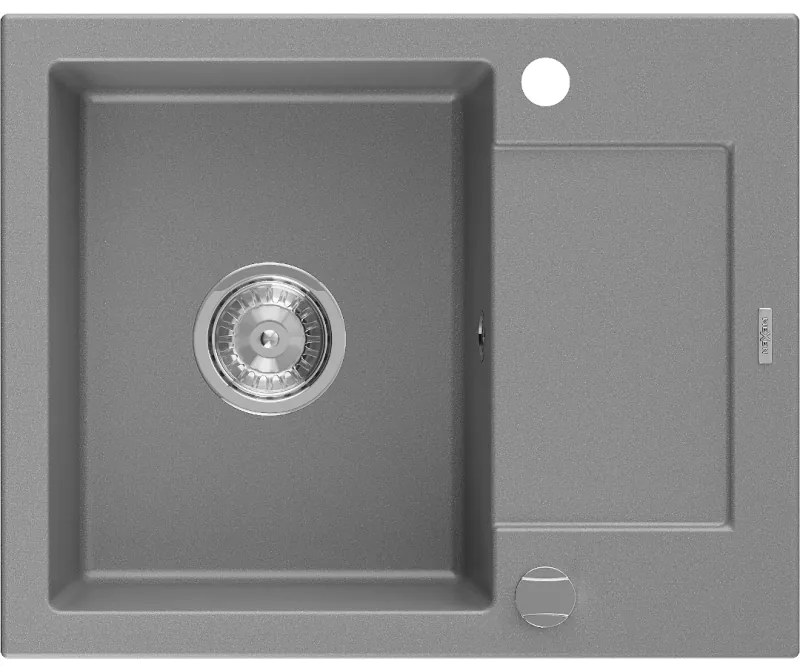 Mexen Enzo - drez granitový 57,6x46,5cm, 1-komorový, šedá, 6506571005-71