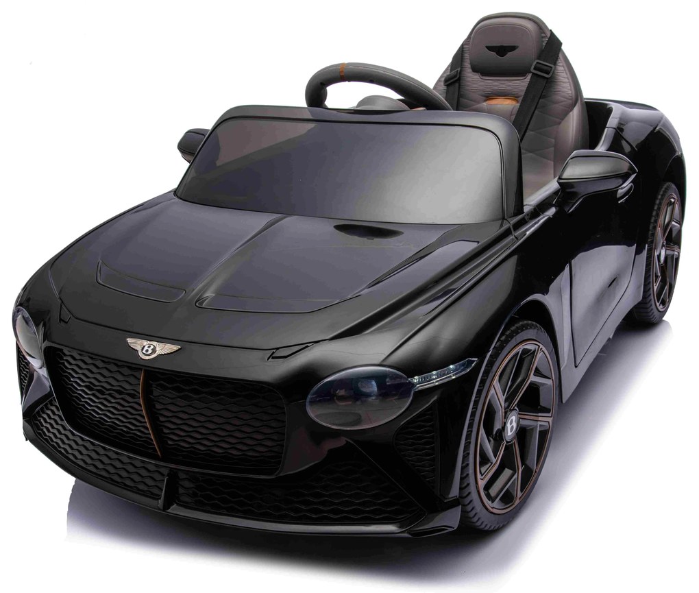 Auto na batérie pre deti Bentley Bacalar, čierne + diaľkové ovládanie