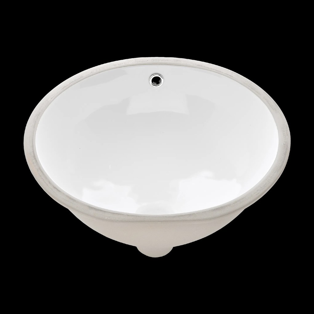 Invena Pandora, umývadlo pod dosku 490x400x210 mm, biela lesklá, INV-CE-26-001-W