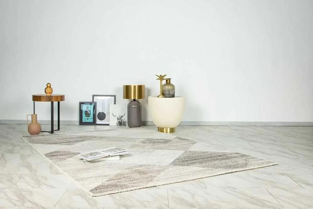 Lalee Kusový koberec Trendy 405 Beige-Silver Rozmer koberca: 120 x 170 cm