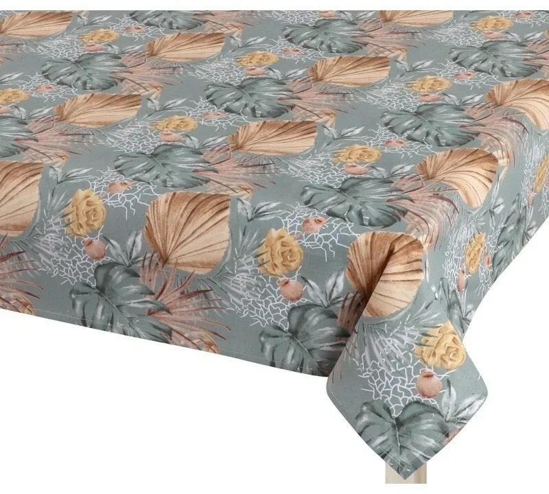 Bellatex Obrus Adela Monstera, ruža žltá, 120 x 140 cm, 120 x 140 cm