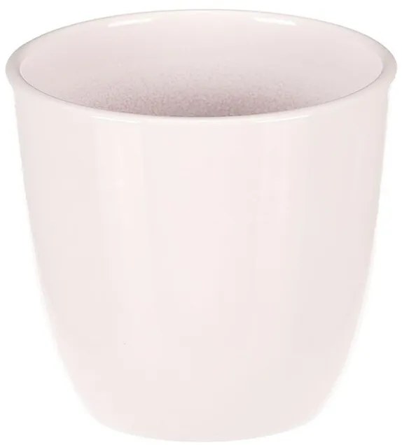 Keramický obal na kvety Terakota, pr. 10 cm, biela