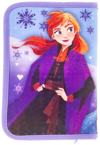 HappySchool - Školský dievčenský peračník / puzdro Ľadové kráľovstvo - Frozen Elsa a Anna