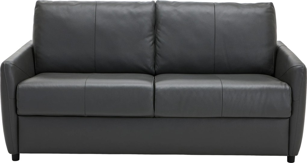 XXXLutz ROZKLADACIA POHOVKA, textil, koža, tmavosivá Xora - Sedačky - 002424007201
