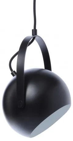 Ball with Handle, závěsné svítidlo Ø18 cm, černá/mat Frandsen lighting 5702410196599