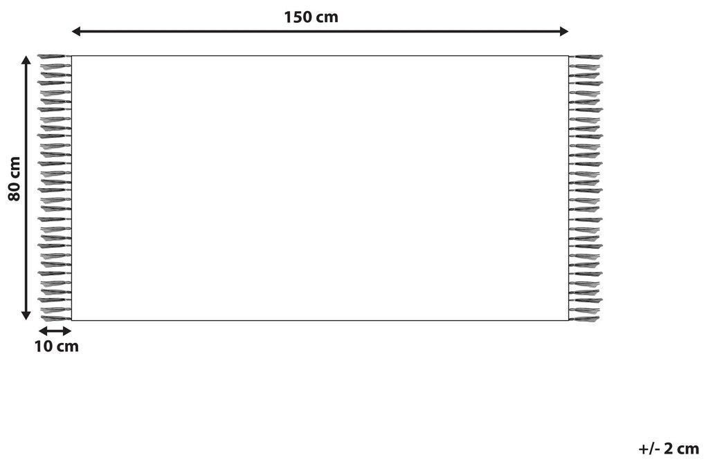 Koberec 80 x 150 cm sivý MALHIA Beliani